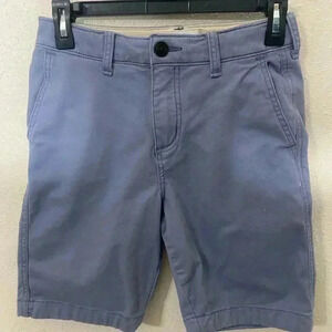 Abercrombie Kids Shorts Boys Size 11/12 Light Blue Flat Front Chino